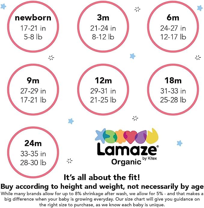 Lamaze Organic Baby baby girls Organic Baby/Toddler Girl, Boy, Unisex Gift Sets Shirt, Gray, Newborn US - Image 5